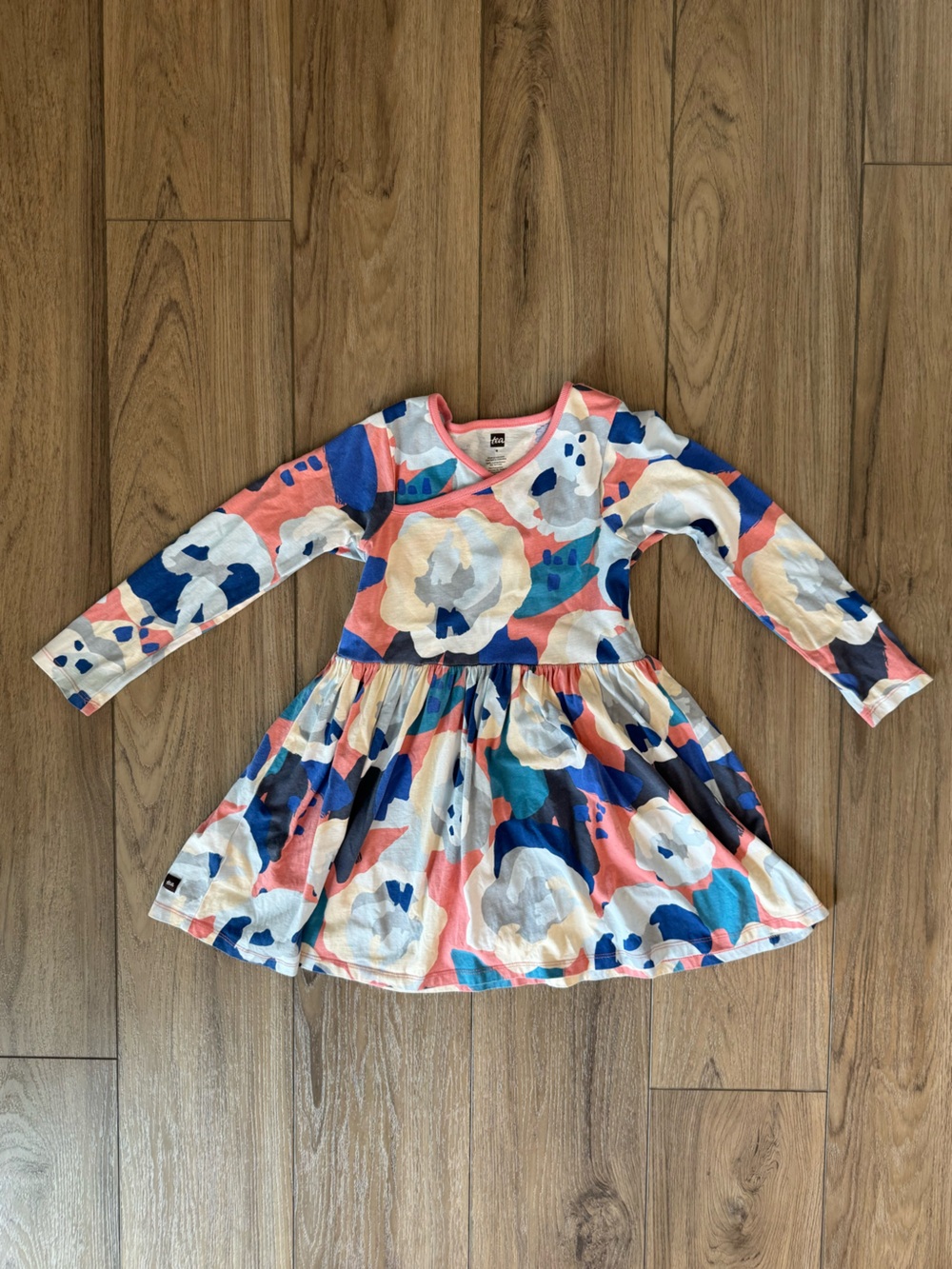 Tea Collection Girls Floral Long Sleeve Twirl Dress size 6
